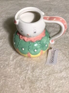 Transpac by Johanna Parker Pastel Bunny Ceramic Mug